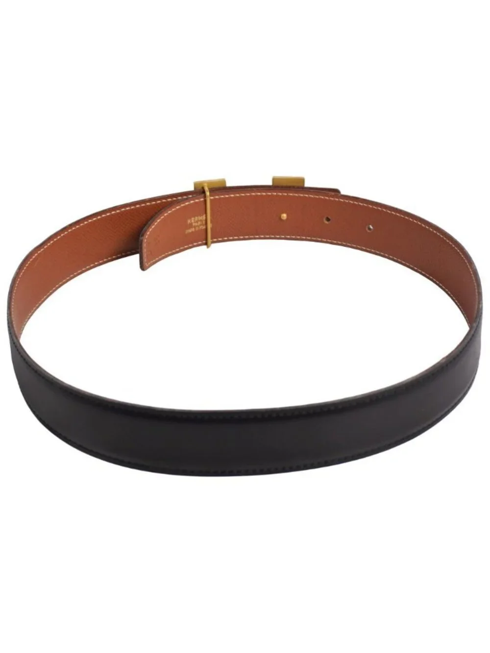 Hermes Vintage Belt Leather Riba
